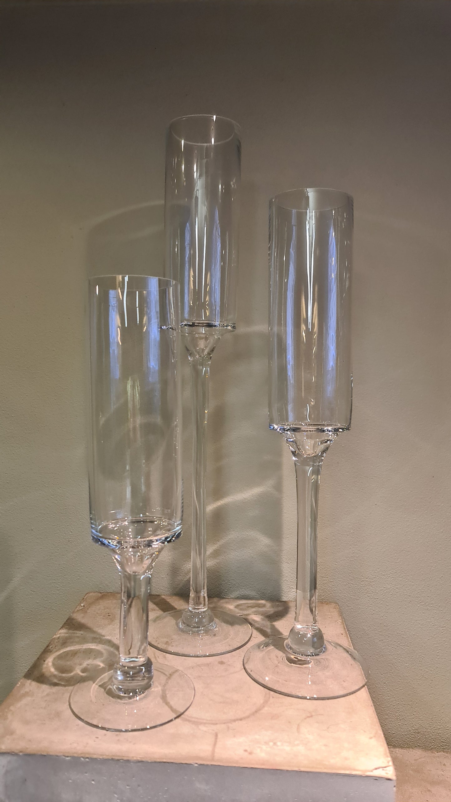 Vaser på stilk - 3 størrelser