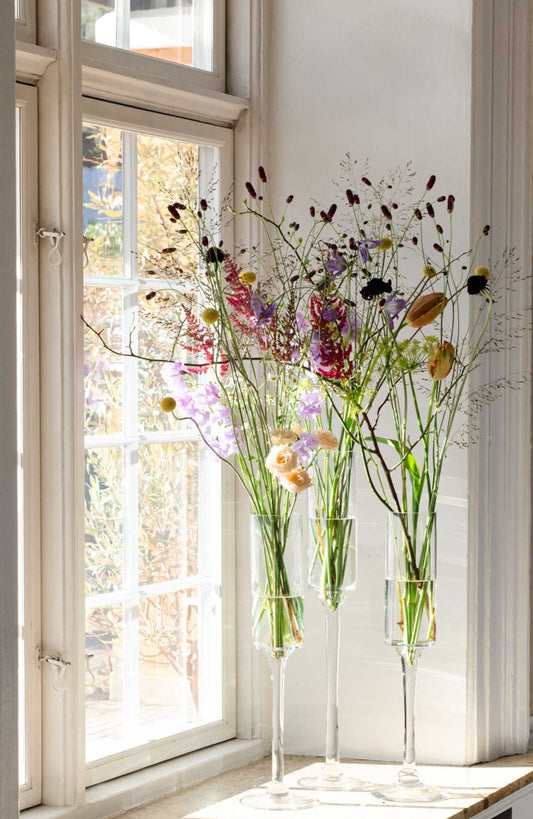 Vaser på stilk - 3  størrelser